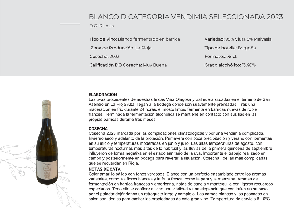 Vino blanco, DO La Rioja