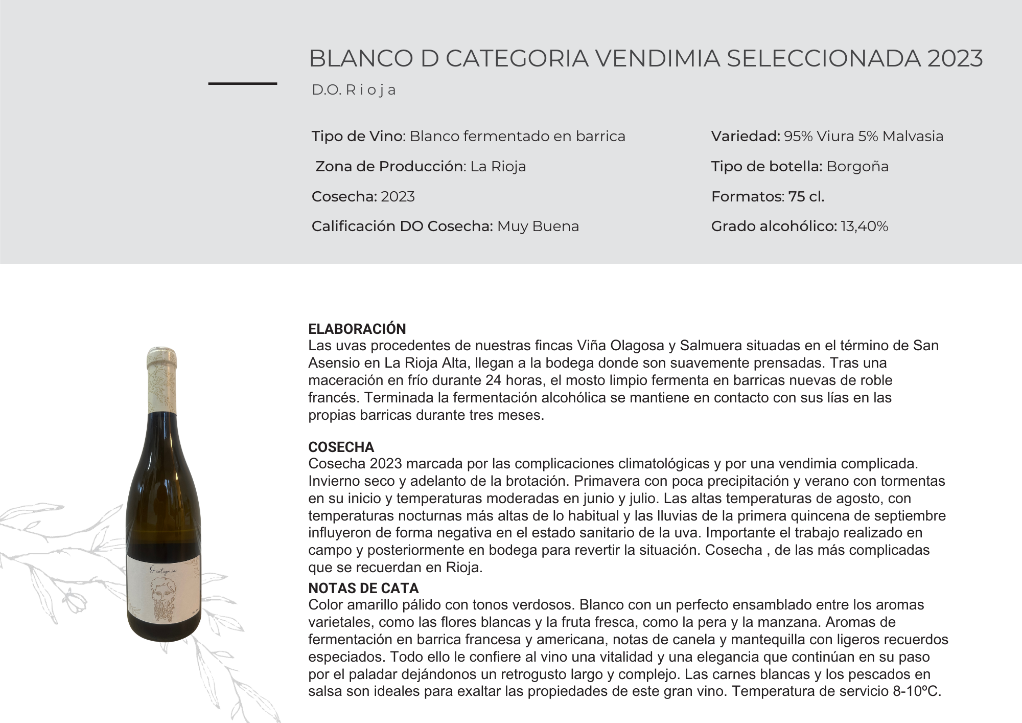 Vino blanco, DO La Rioja